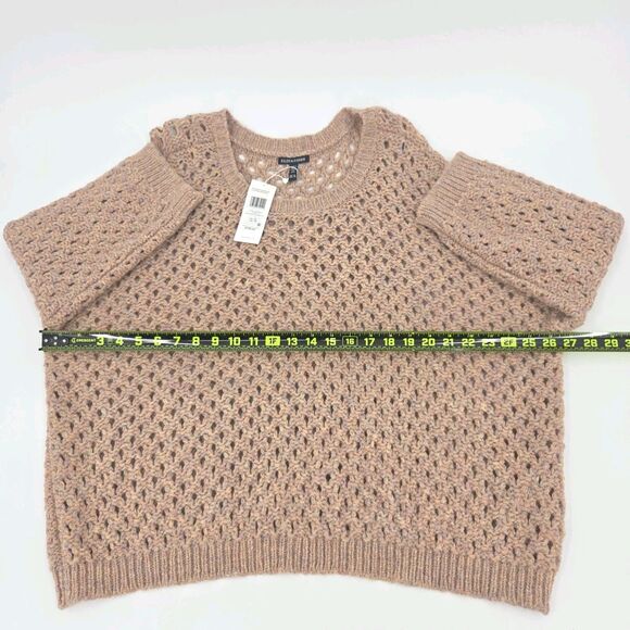 Eileen Fisher Peruvian Alpaca Sweater Womens Size XL Pink Fall Holiday Oversized - Picture 6 of 7